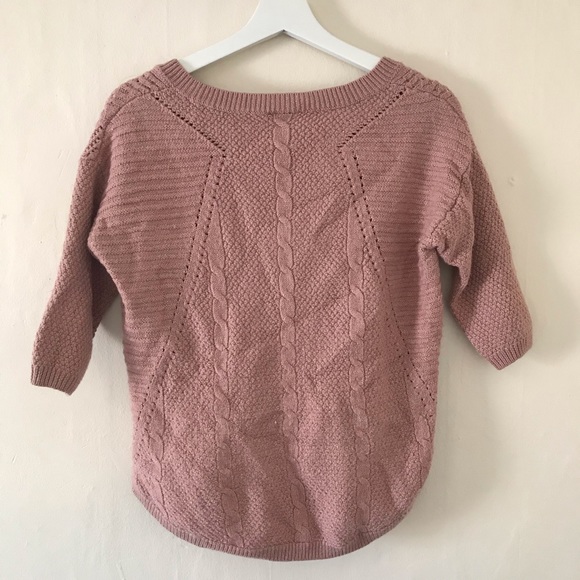 Torrid Pink Purple Sparkle Knit Sweater Top 00 - Picture 5 of 6
